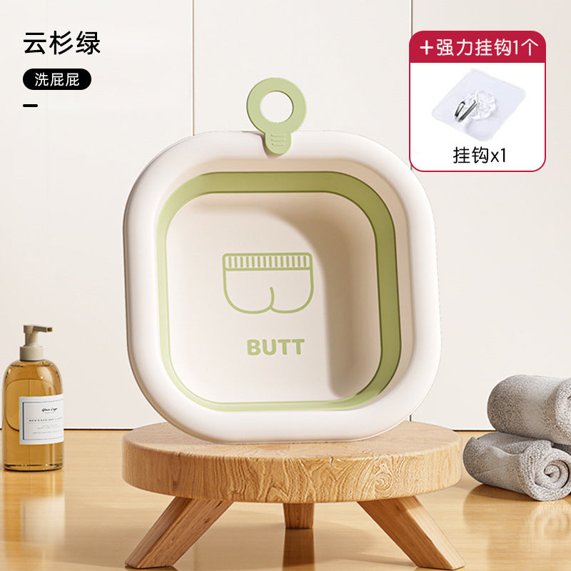 Baby foldable wash basin set - 3 piece portable washbasin for newborns and toddlers