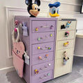 Wrought iron storage cabinet - multi-tier drawer unit for living room, bedroom, and girls' room - cute and practical floor-standing combination storage cabinet