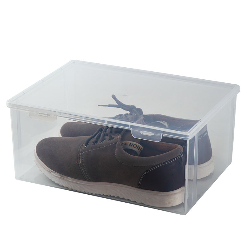 Car trunk storage box Transparent plastic Multifunctional sundries Shoes Car storage box With lid Finishing shoe box