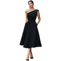new cross-border women's spring off-the-shoulder maxi dress - summer long dress