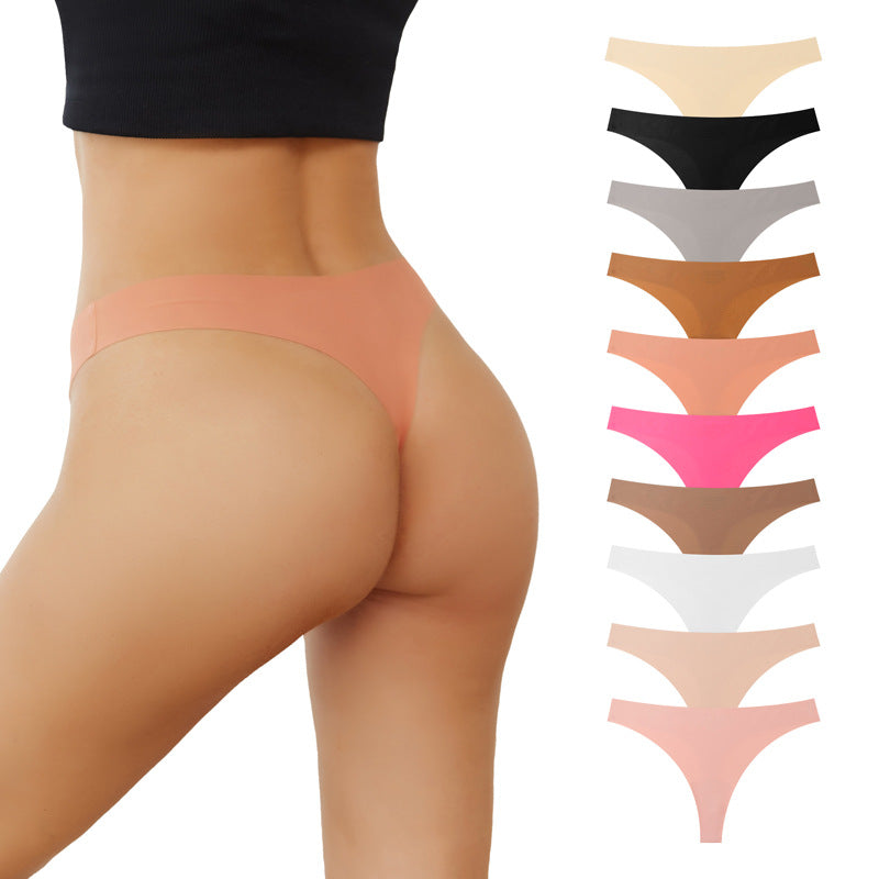 factory in stock briefs nylon nylon pure cotton crotch t pants sports ice silk breathable quick-drying seamless underwear