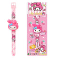New musical light-up cartoon flip electronic watch for kids - educational toy, perfect birthday gift for preschoolers (boys & girls)