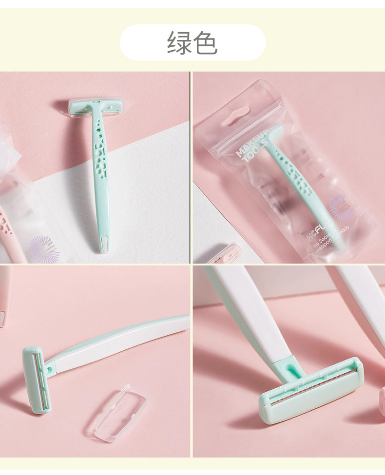 Colorful fenling non-sensory armpit hair knife body care shaving knife macro protective net classy professional anti-scratch leg shaving knife