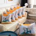 Accessible luxury cool pillow sofa cushion living room scandinavian cushion cover casual bedside cushion rectangular large backrest