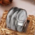 Honghong cross-border snake-shaped watch women's fashion bracelet watch creative hip hop quartz watch stylish bracelet watch wholesale