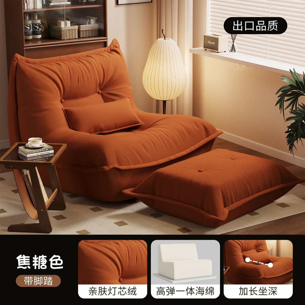 Lazy sofa can lie down and sleep recliner caterpillar single sofa nest chair human dog house tatami sofa chair