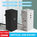 Us standard power strip with fast charging, uk standard power strip, multifunctional hong kong version power strip, european standard multi-outlet power strip, type-c fast charging