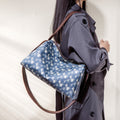 Printed large capacity tote bag for women, 2025 winter new arrival, premium quality, niche design, commuter shoulder & crossbody bag