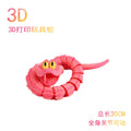 Kids' zootopia inspired gary the snake 3d printed figurine - articulated joints, stress relief, prank toy for boys