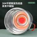 Food warmer, large-capacity temperature-controlled stall, special canteen warmer, lunch box, stainless steel rice bucket