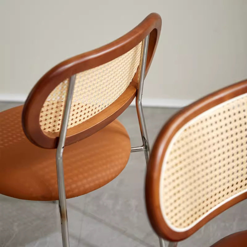 Used solid wood dining chair classy design living room dining table backrest for home foot pad retro popular big c chair dining chair