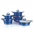 queentime high-end diamond smokeless household non-stick pan medical stone set gift casserole