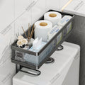 Bathroom storage rack, tissue storage rack above the toilet, bathroom toilet sink, shower gel artifact rack
