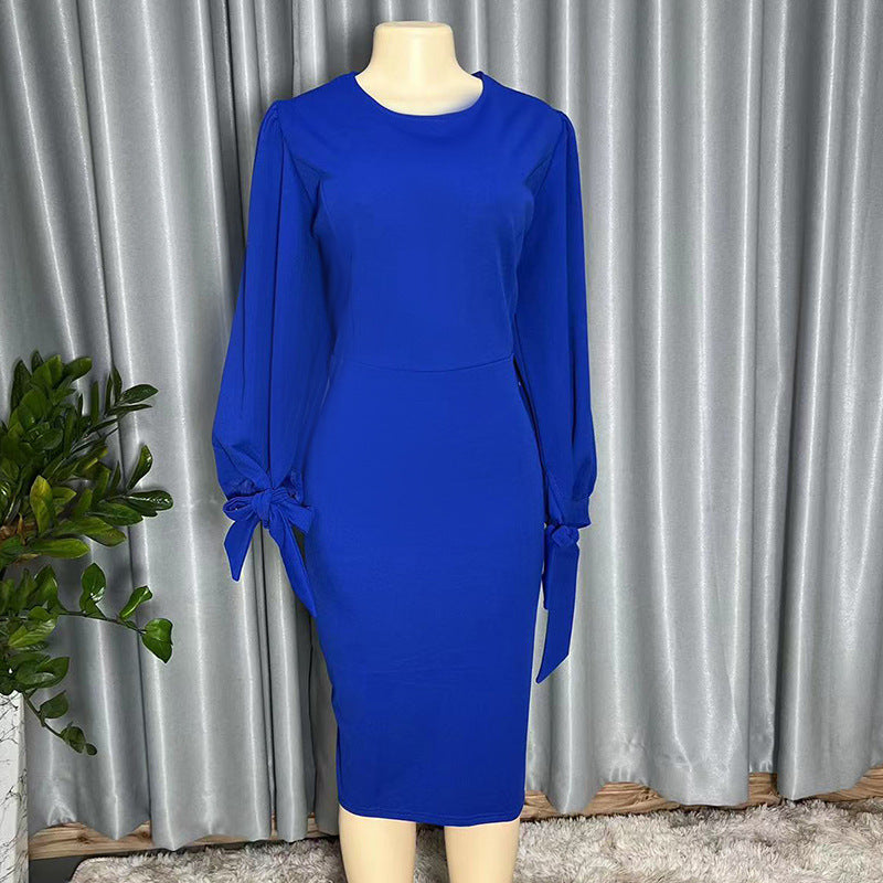 new african cross-border fashion: women's long-sleeve bodycon dress - special offer!