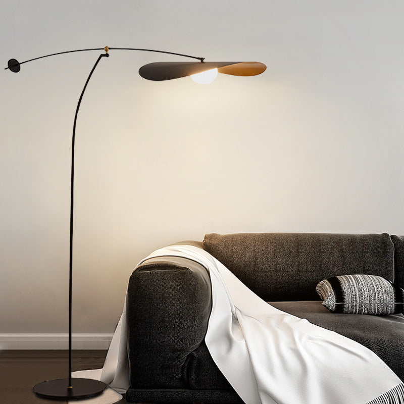 Italian creative living room floor lamp postmodern living room sofa light luxury floor lamp classy sense fishing floor lamp