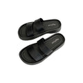 Women's double strap sandals - 2024 summer new arrival - outdoor beach thick sole slides - wholesale breathable lightweight sandals