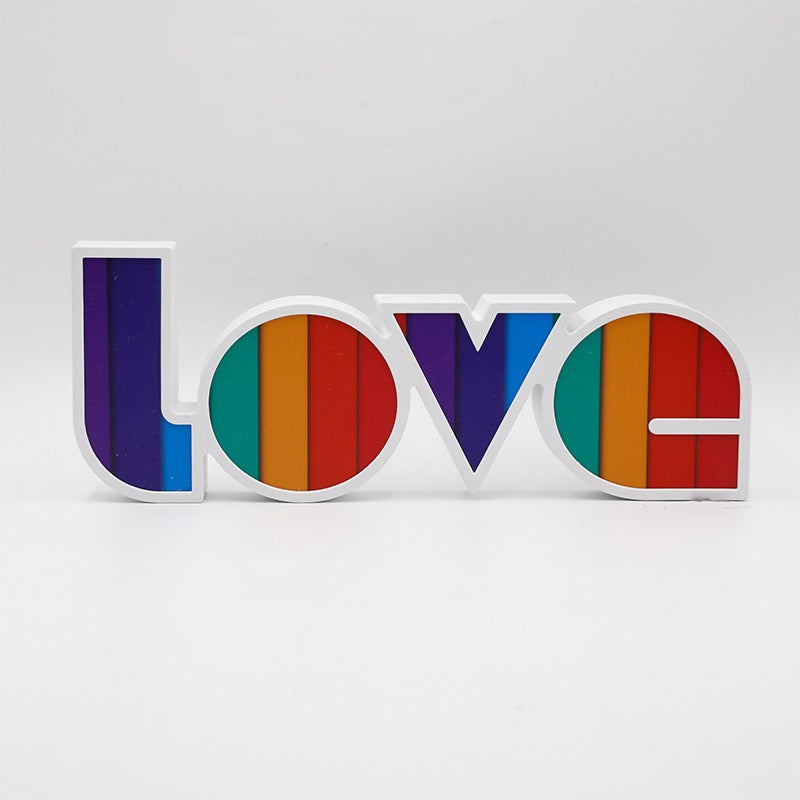 New LED creative love letter light, Valentine's Day marriage proposal confession arrangement light box, Symphony series ornament light