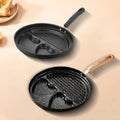 Manufacturer wholesale medical stone porous non-stick frying pan for home breakfast multi-functional omelette handy gadget small flats frying pan