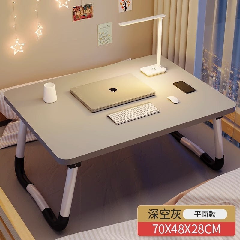 Small table on the bed, foldable computer desk, for home bedroom bay window desk, dormitory student dormitory lazy study table