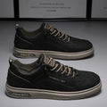 Men's skate shoes 2025 new trendy casual shoes versatile leather shoes men's slip-on white sneakers