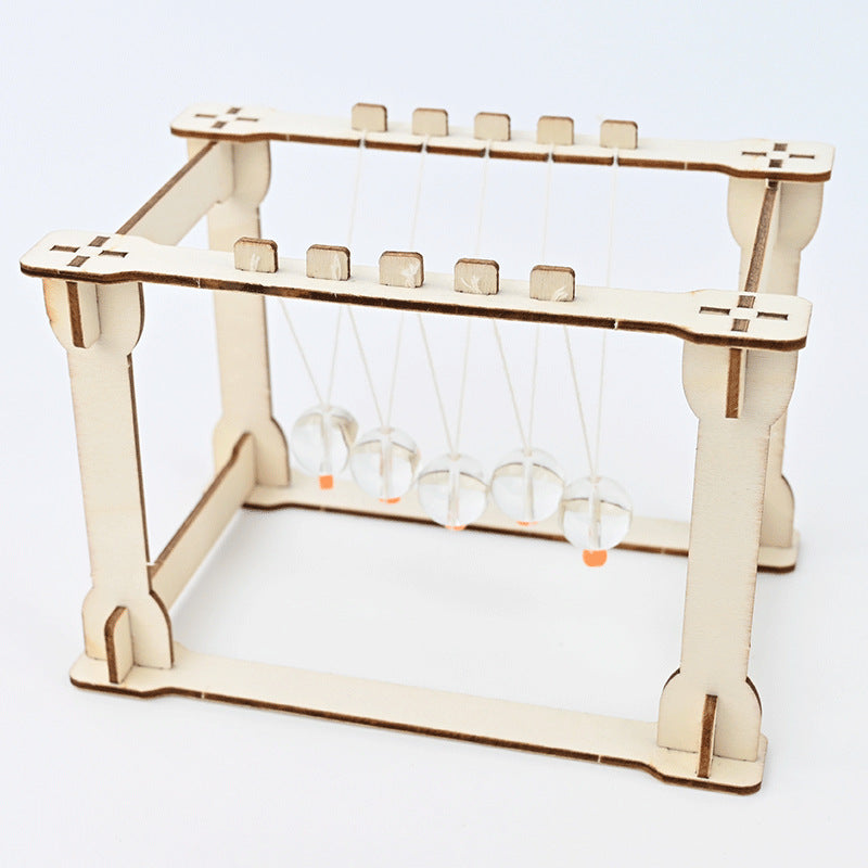 Newton pendulum physics science experiment children's palace science and technology small production school institution teaching aid set material package recommendation