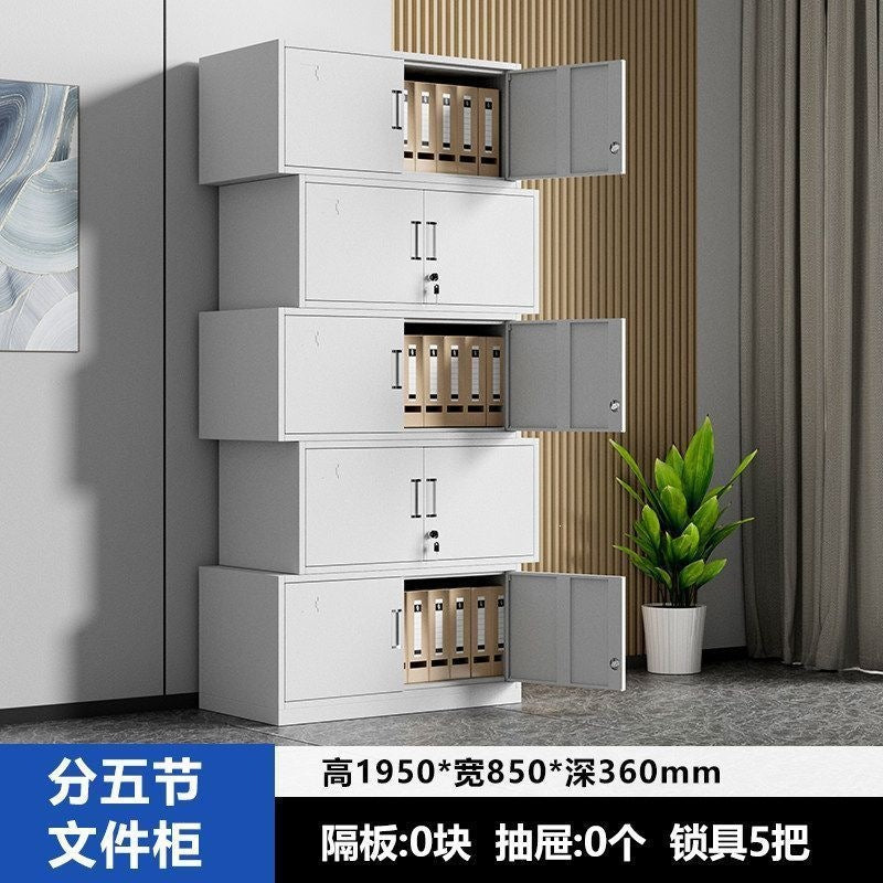 Filing cabinet office data cabinet voucher file cabinet with lock steel employee dormitory storage locker