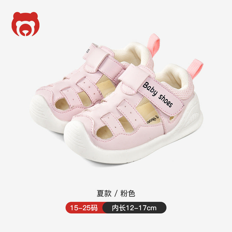 Baby sandals boys summer toddler shoes 0-1-2 years old infant anti-slip soft sole baby and toddler shoes girls functional shoes