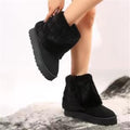 fall/winter new arrival: women's chunky platform ankle boots - plush fleece lined, european & american style, plus size available, perfect for cross-border e-commerce