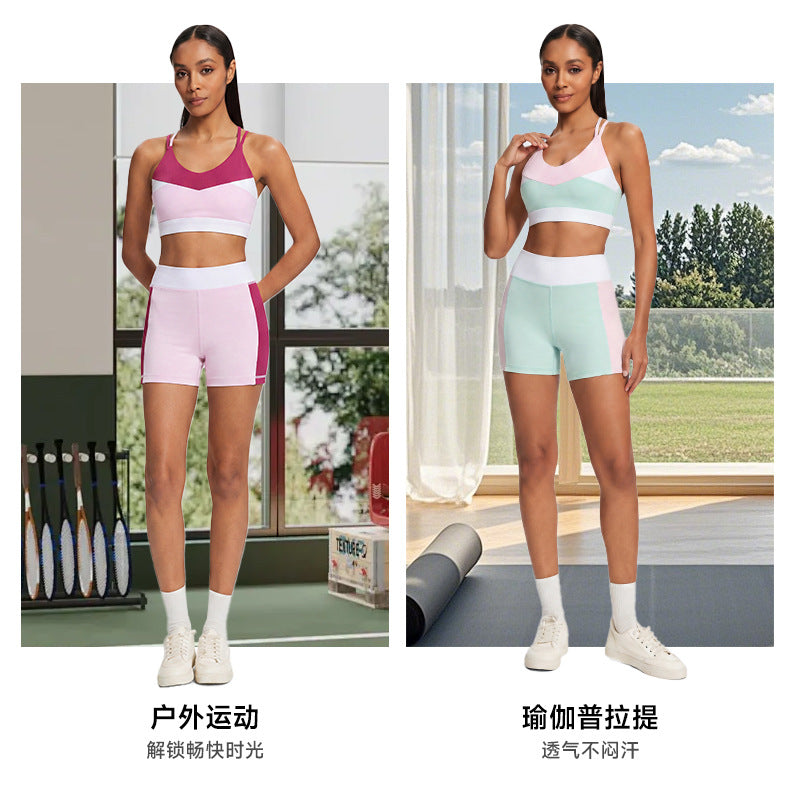 New women's printed yoga outfit set for mother and daughter - premium feel, tight-fitting pilates fitness top