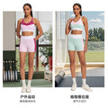 New women's printed yoga outfit set for mother and daughter - premium feel, tight-fitting pilates fitness top