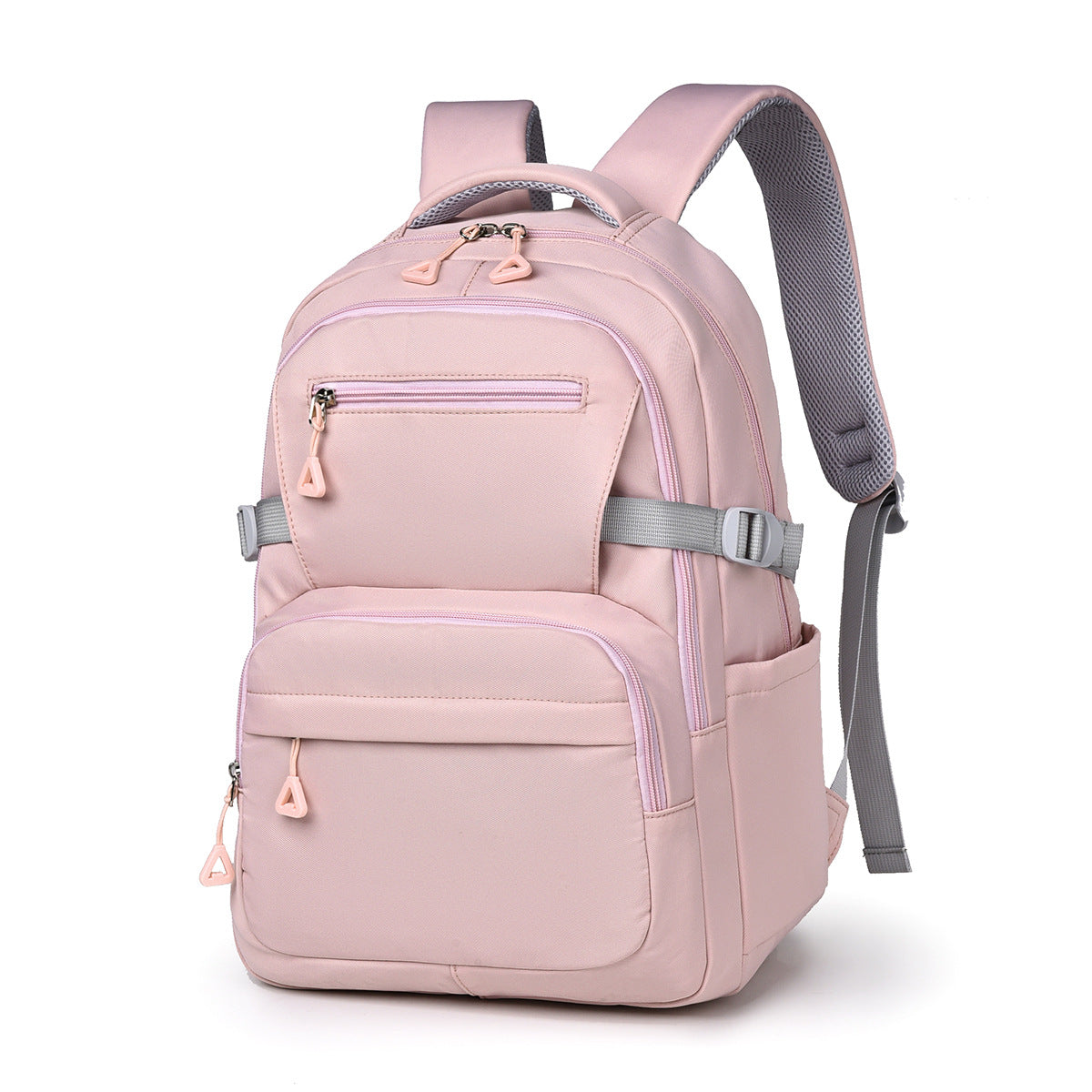 Processing custom Feisha backpack large capacity Korean simple student backpack junior high school student casual schoolbag