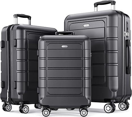 Source manufacturer Cross-border three-piece trolley case ABS material suitcase password boarding universal wheel suitcase bag