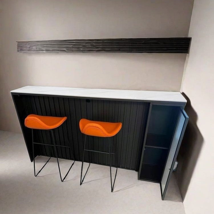 American retro wrought iron bar table and chair combination milk tea shop industrial style table and chair bar simple square negotiation table and chair