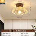 Vintage-style restaurant pendant light, three-light walnut finish, premium gold foil, retro dining room table bar french chandelier
