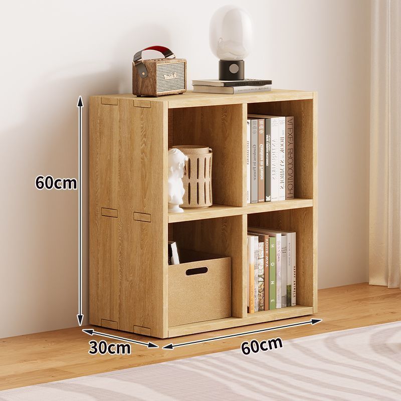 Solid wood bookshelf floor-to-ceiling children's wall kindergarten storage combination bookcase living room storage rack household grid