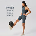 No awkward line, nude-feel yoga leggings for women. stretchy, tummy-control, athletic capri pants with peach lift and butt enhancement. fitness leggings d25033