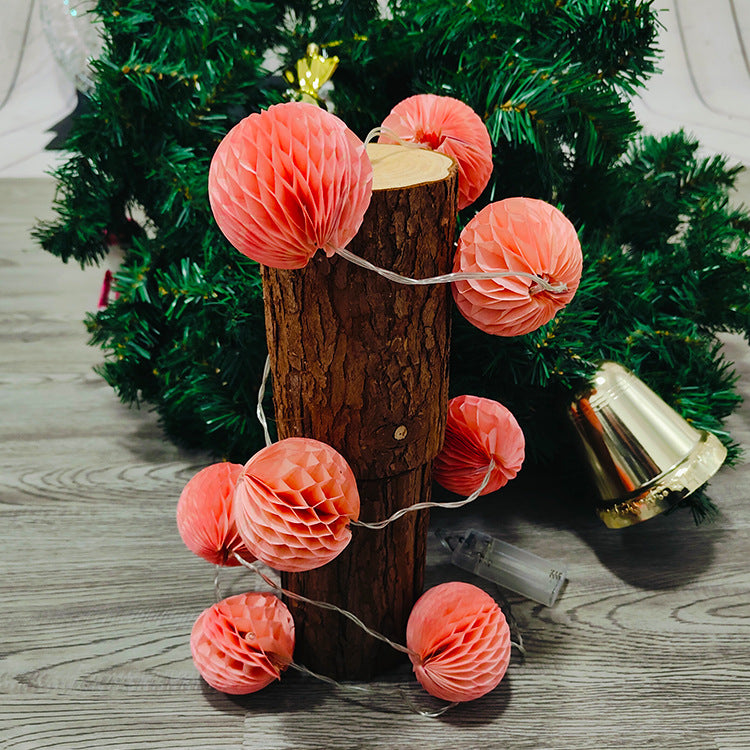 Wedding arrangement lanterns string lights party wedding scene decoration supplies LED small lights Spring Festival interior