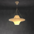 Modern faux marble chandelier - light luxury style for living room, danish art creative designer staircase, dining room, study, and bedroom lighting