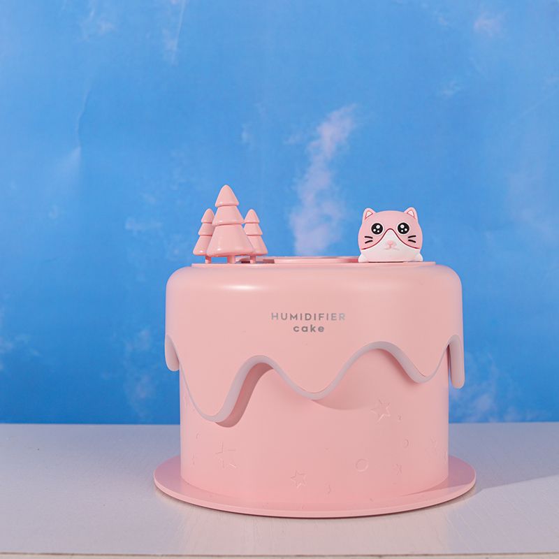 Birthday gift for girls, practical and meaningful, cute student dormitory cat cake humidifier, exquisite
