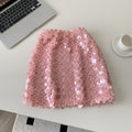 French heavy embroidery beaded sequin floral midi skirt - women's 2025 autumn collection - sweet & spicy high-waisted slimming bodycon mini skirt