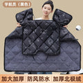 Electric vehicle windshield cover - new 2025 winter model: neck and shoulder protection, extra warm, oversized and thickened windshield for electric bikes