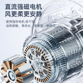 desktop mini fan - usb rechargeable, high-velocity, silent operation - perfect for office, dorm, and portable use