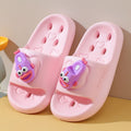 Eva kids' leak-proof cartoon anti-slip hollow-out summer home quick-dry baby slippers bathroom girls' bath slippers