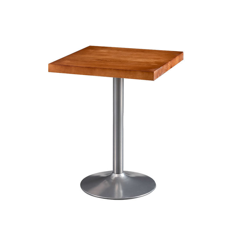 American dining chair LOFT solid wood table cafe dining table and chair combination restaurant bar industrial style wrought iron leisure table and chair