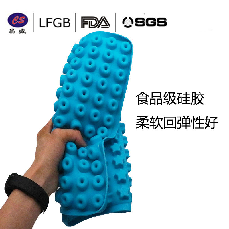 Cross-border pentagram donut chocolate mold, silicone cake mold DIY cookie candy baking tool