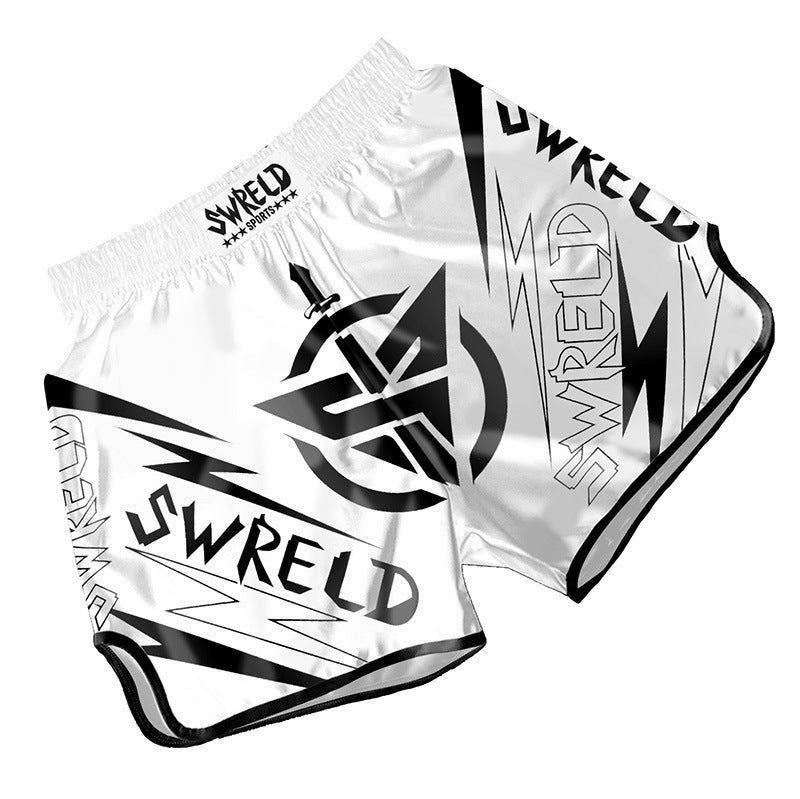 MMA Boxing Training Anti-Wear Fighting Pants UFC Mixed Fighting Muay Thai Shorts Running Fitness Cycling Fighting