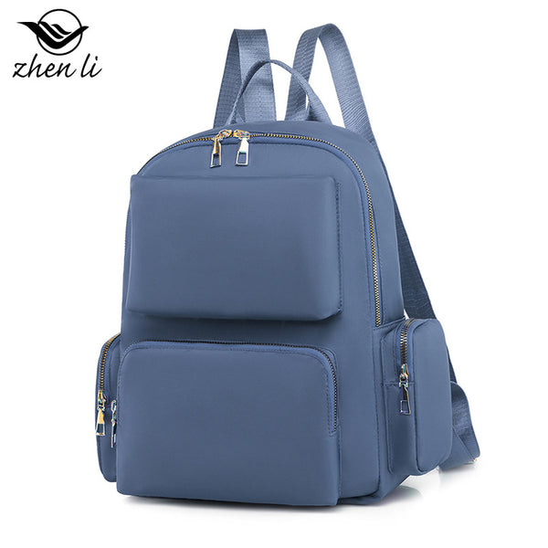 Zhenli backpack girls ins  fashion Oxford cloth ladies backpack bags women's bags wholesale
