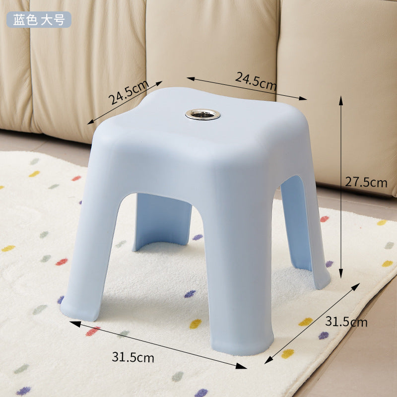 Plastic stool kids washbasin step stool for homethickened small stool adult non-slip stool shoe changing stool low stool
