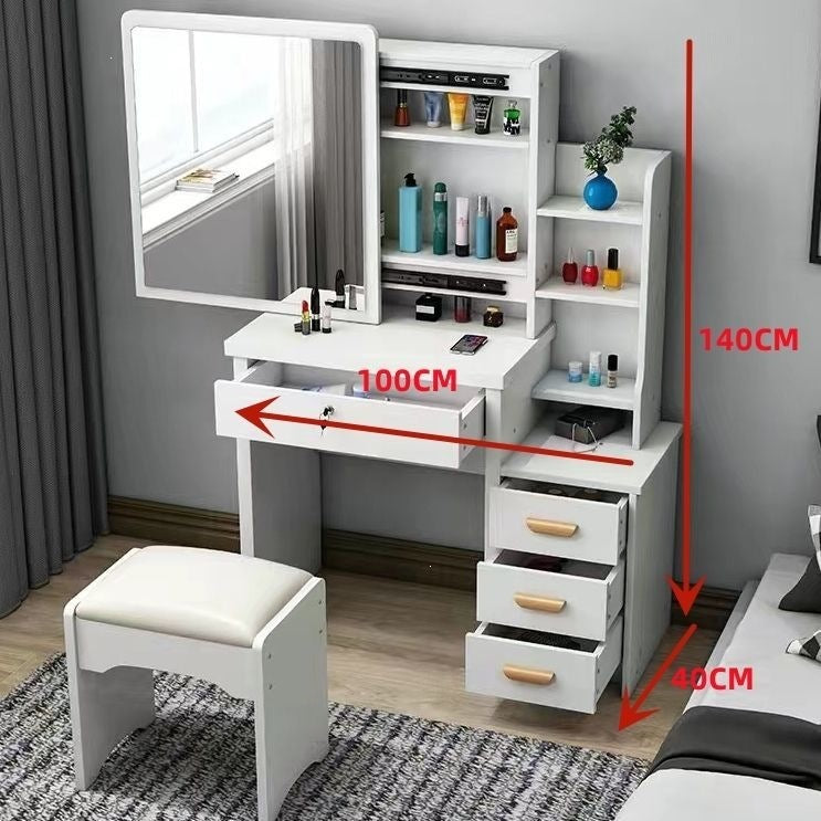 Bedroom mini small apartment simple modern casual dressing table economical multi-functional dressing table popular dressing table
