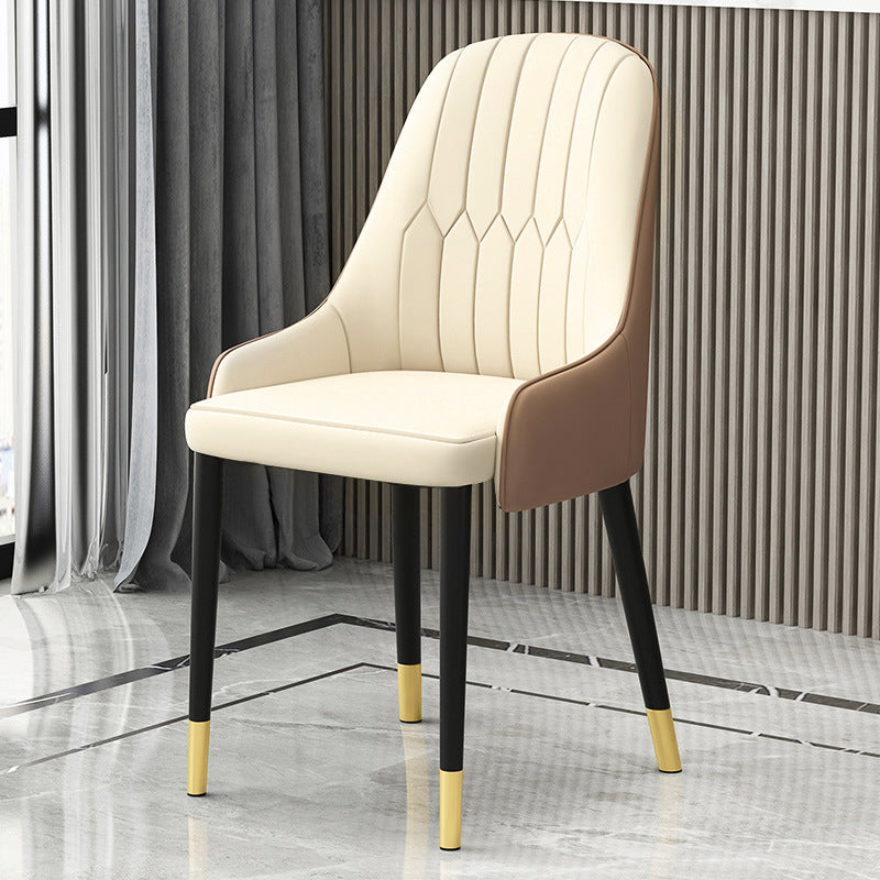 Nordic dining chair - modern minimalist design for home, premium quality, light luxury backrest, casual dining chair, restaurant & cafe seating